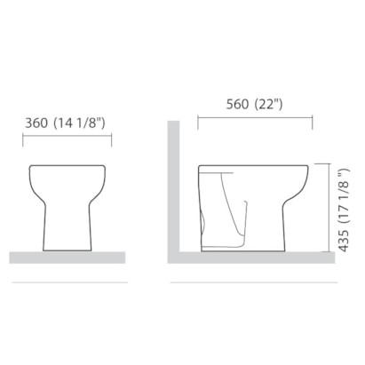 Vaso Sanitário Bacia Convencional Icasa Luna Speciale Branca - IP9300