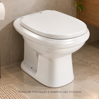 Vaso Sanitário Bacia Convencional Icasa Sabatini Branca - IP500