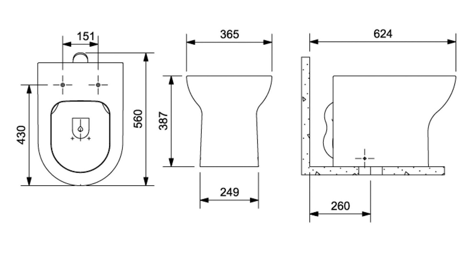 Vaso Sanitário Bacia Convencional Roca Nexo Branca - B344437000