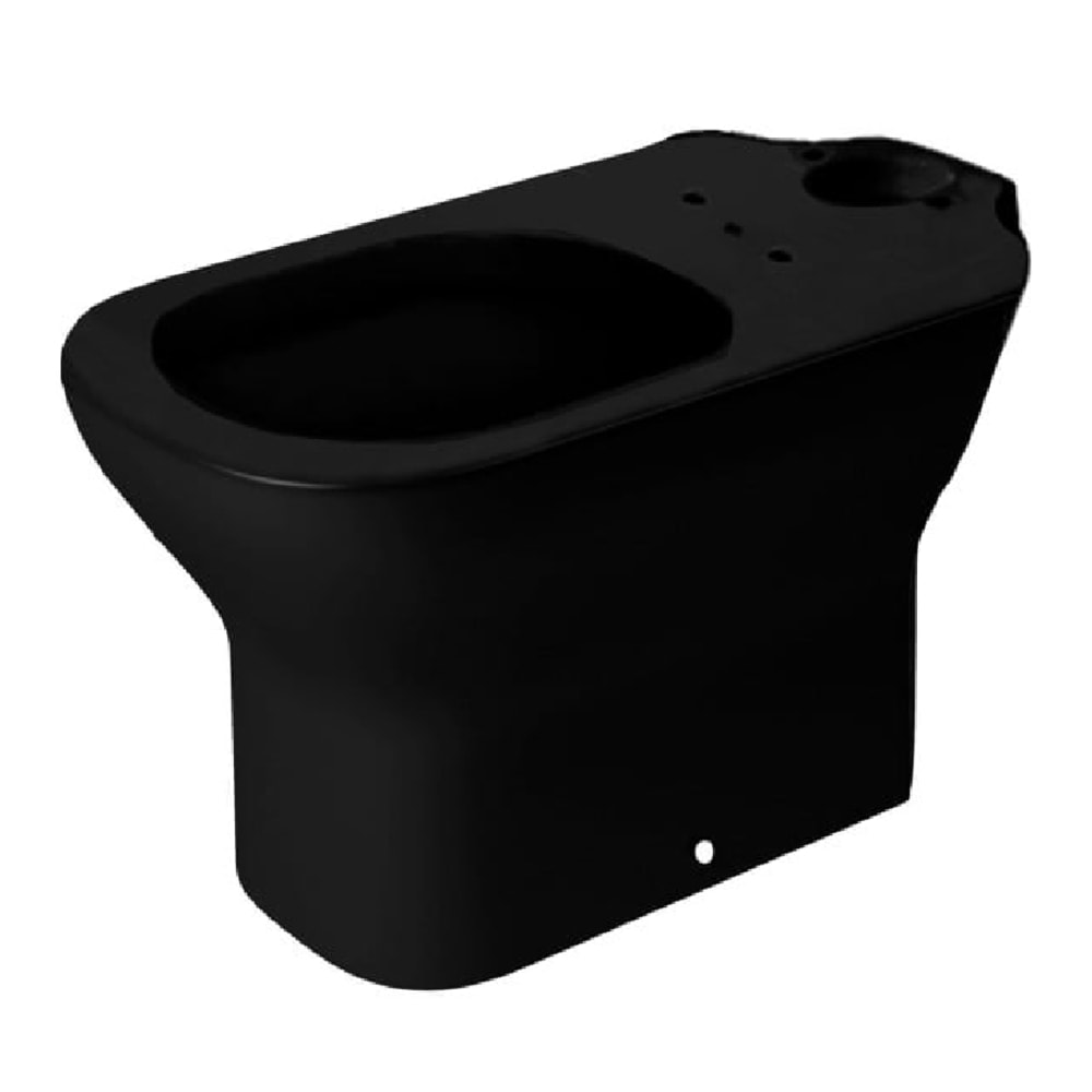 Vaso Sanitário Bacia para Caixa Acoplada Deca Axis Ébano Preto Fosco - P.470.94