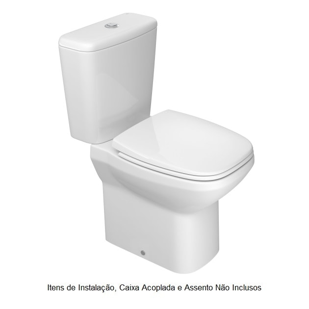 Vaso Sanitário Bacia para Caixa Acoplada Deca Flex Branca - P.380.17