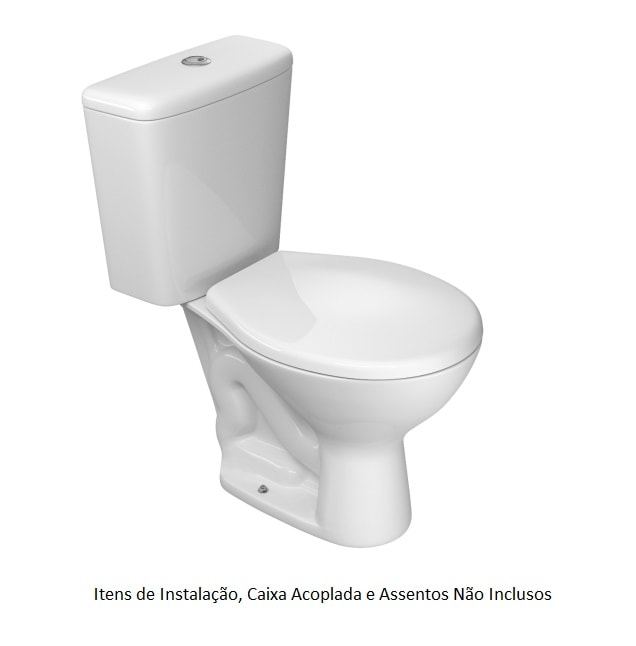 Vaso Sanitário Bacia para Caixa Acoplada Deca Izy Branca - P.111.17