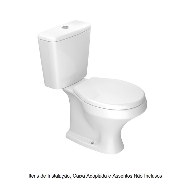 Vaso Sanitário Bacia para Caixa Acoplada Deca Ravena Branca - P.909.17