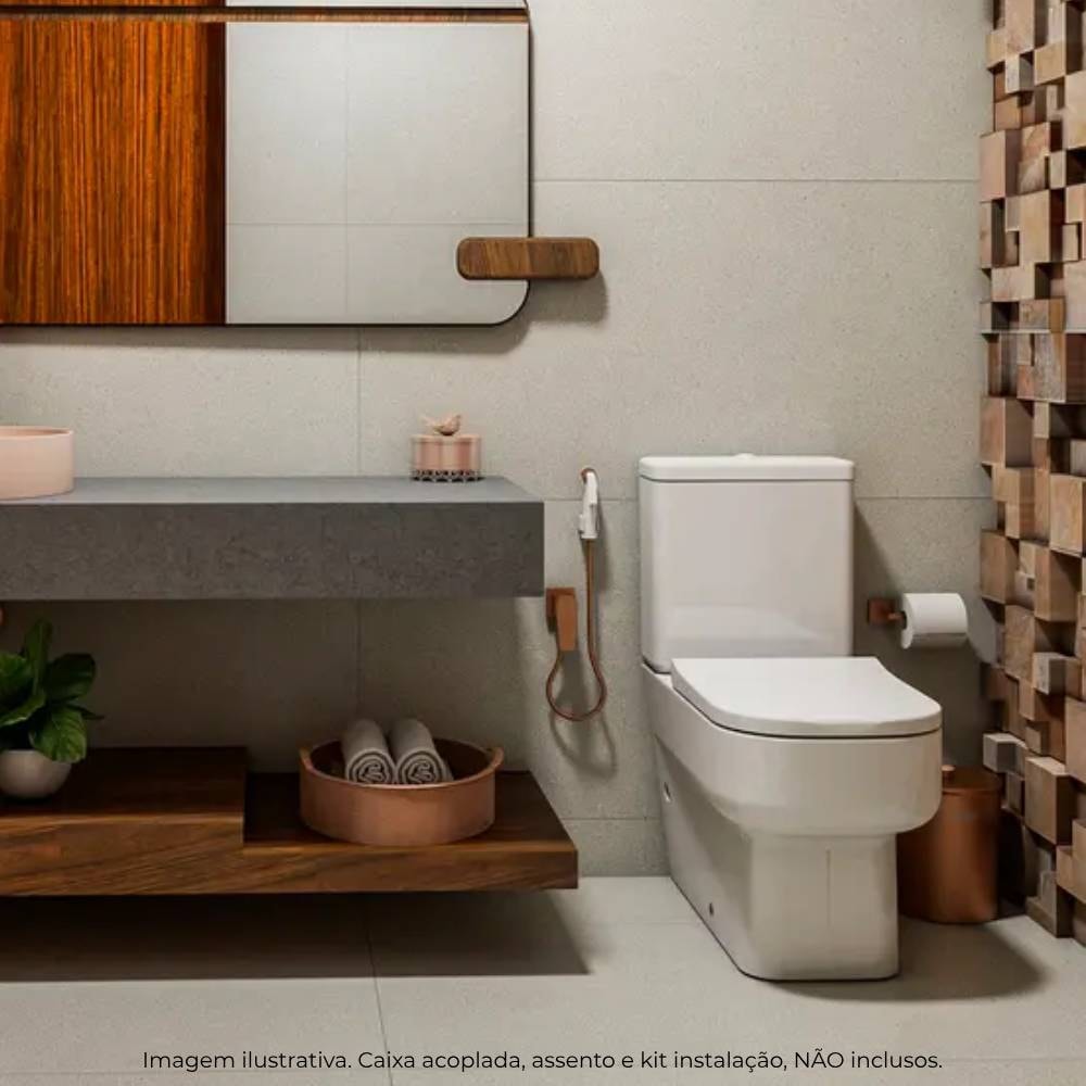 Vaso Sanitário Bacia para Caixa Acoplada Deca Unic Branca - P.450.17