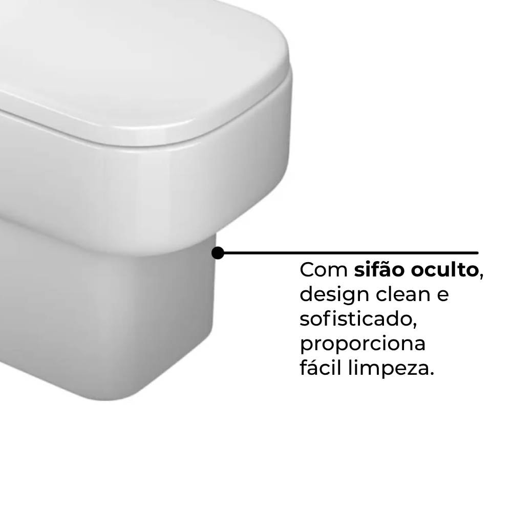 Vaso Sanitário Bacia para Caixa Acoplada Deca Unic Branca - P.450.17