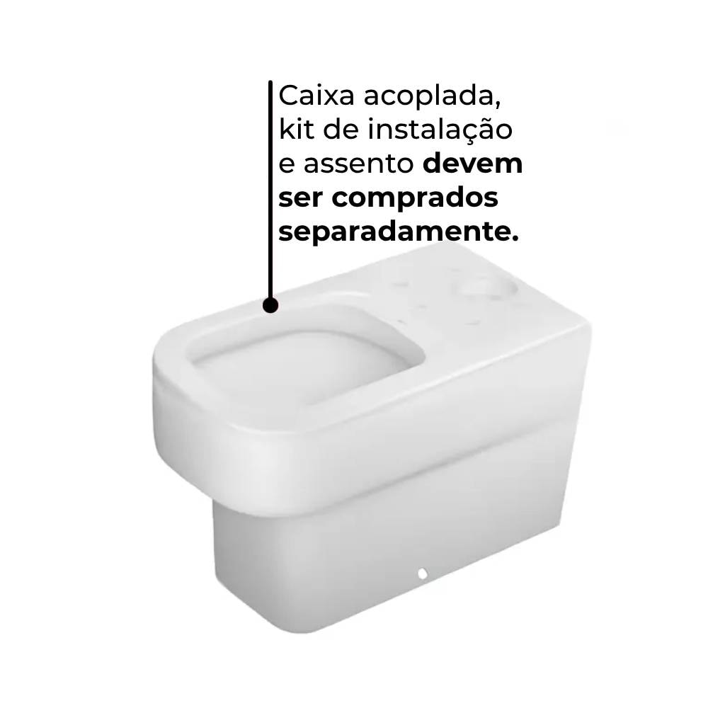 Vaso Sanitário Bacia para Caixa Acoplada Deca Unic Branca - P.450.17