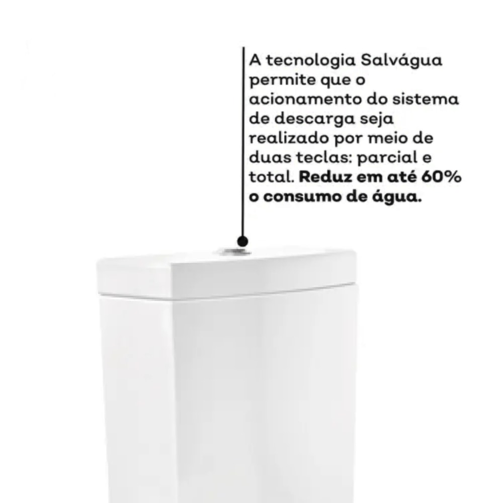 Vaso Sanitário com Caixa Acoplada Docol Next Branco - 1668466