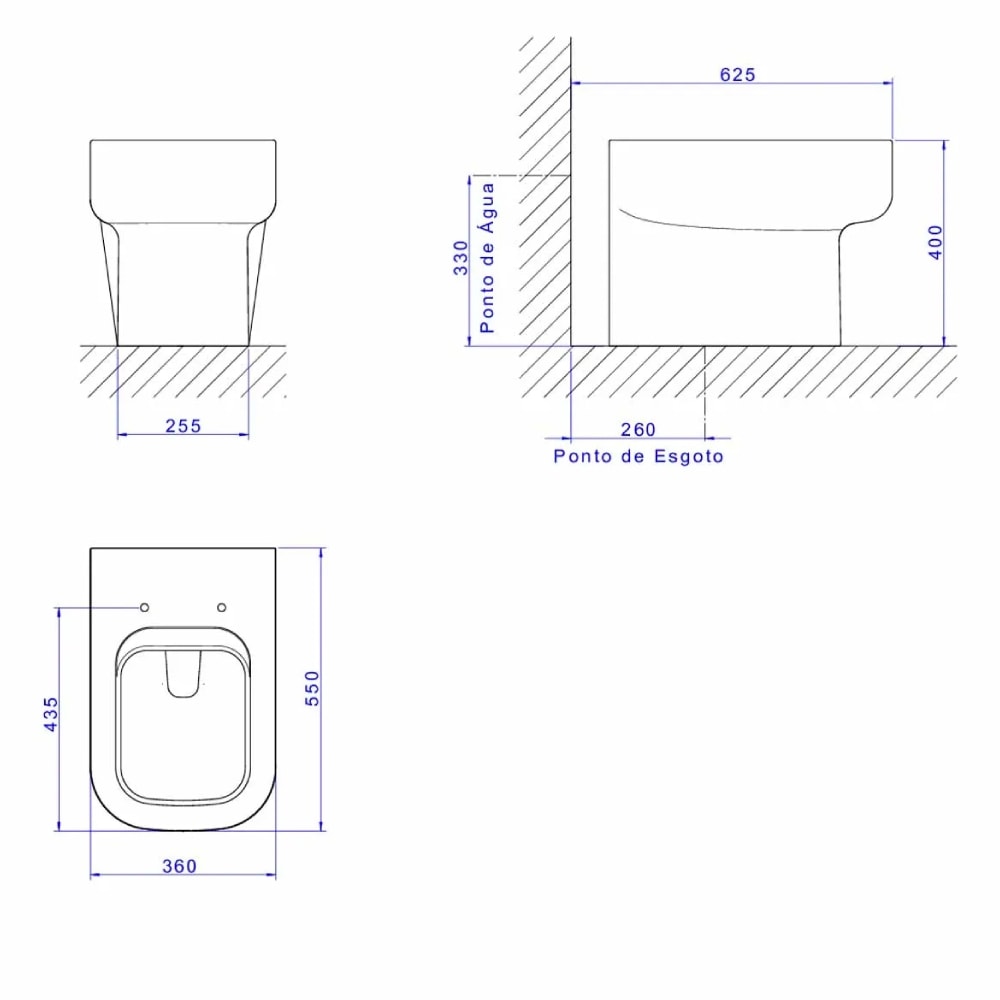 Vaso Sanitário Convencional Unic Deca - P.45.17