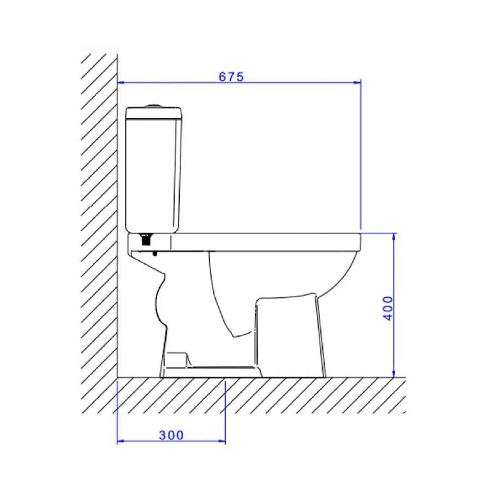 Vaso Sanitário Kit Bacia Caixa Acoplada Deca Quadra Branco - KP.211.17