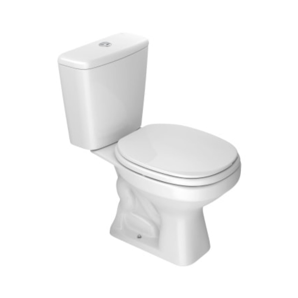 Vaso Sanitário Kit Bacia com Caixa Acoplada Aspen Deca Branca - KP.750.17