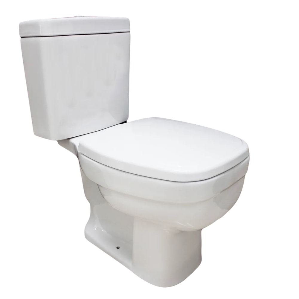 Vaso Sanitário Kit Bacia com Caixa Acoplada + Assento Vivace Versa Branca