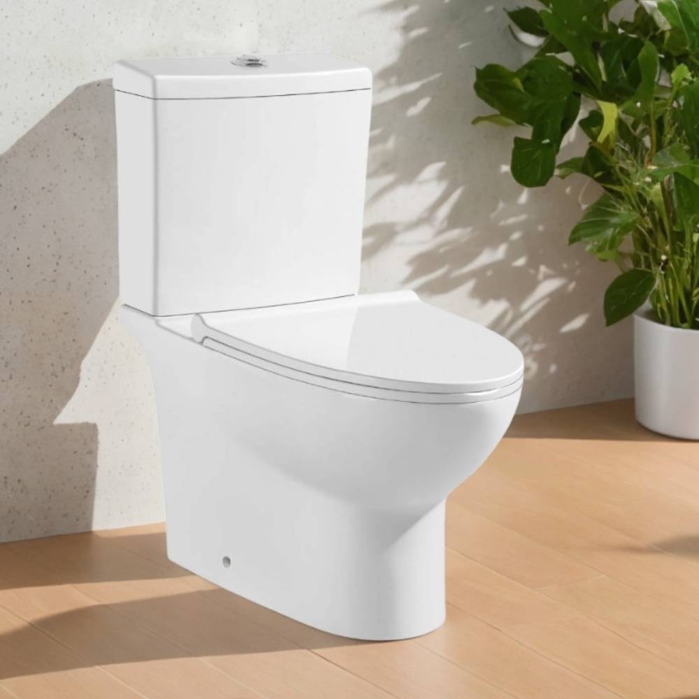 Vaso Sanitário Kit Bacia com Caixa Acoplada Dax Siphone Branco - DAX-3020-NL-WH