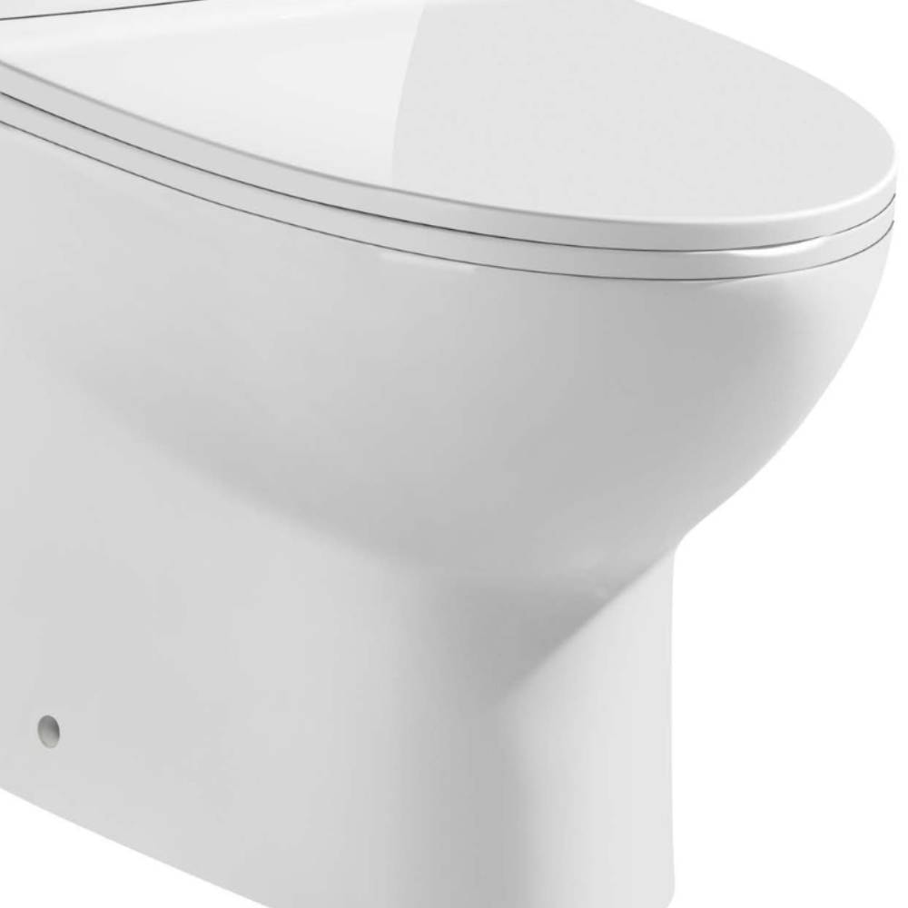 Vaso Sanitário Kit Bacia com Caixa Acoplada Dax Siphone Branco - DAX-3020-NL-WH