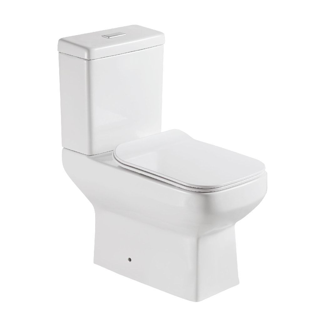 Vaso Sanitário Kit Bacia com Caixa Acoplada Dax Tejo Branco - DAX-3021-TJ-WH