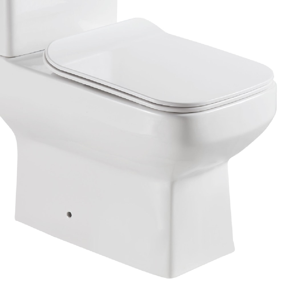Vaso Sanitário Kit Bacia com Caixa Acoplada Dax Tejo Branco - DAX-3021-TJ-WH
