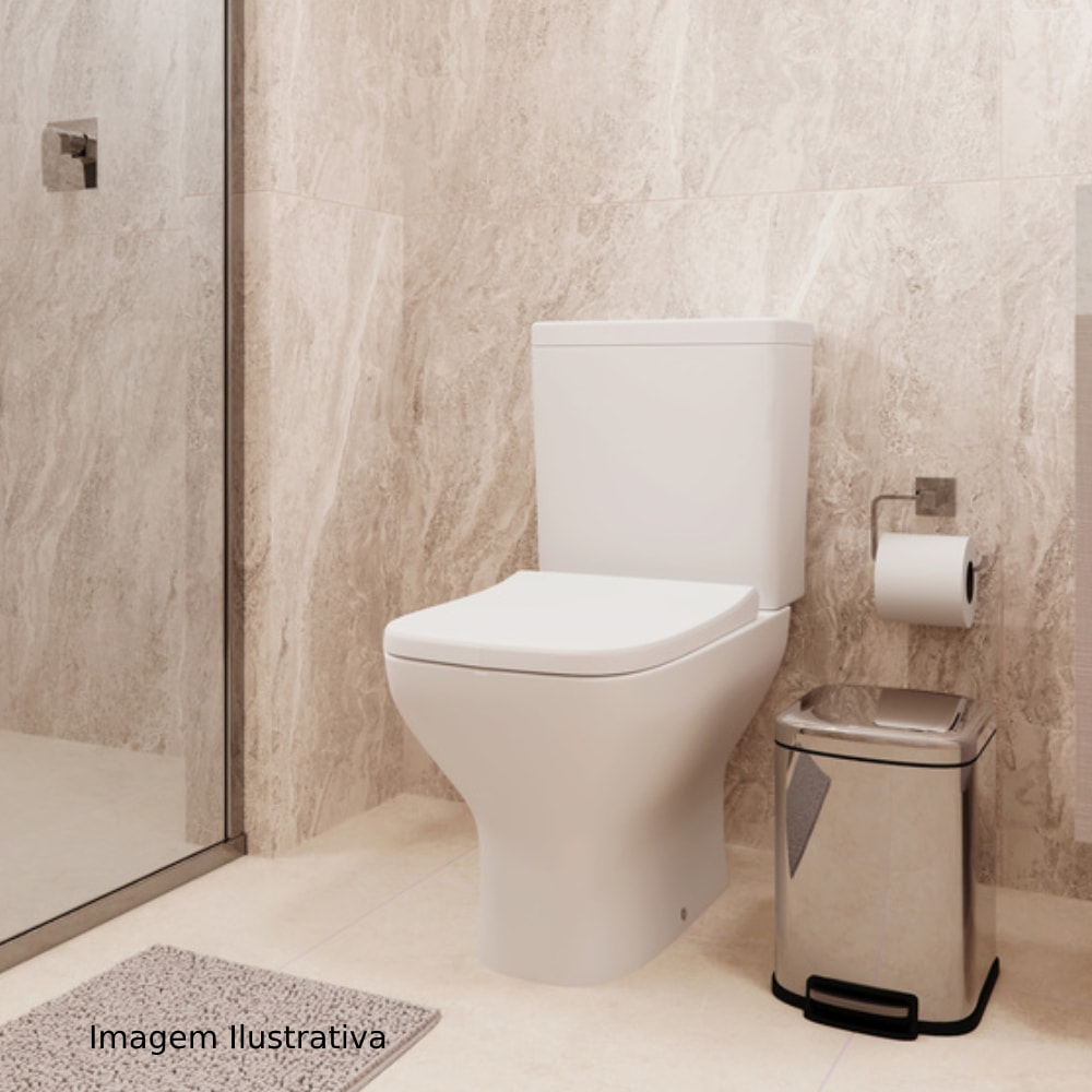 Vaso Sanitário Kit Bacia com Caixa Acoplada Deca Axis Branca - KP.470.17