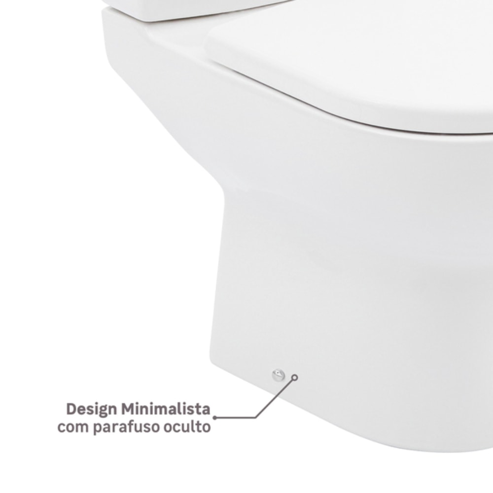 Vaso Sanitário Kit Bacia com Caixa Acoplada Deca Axis Branca - KP.470.17