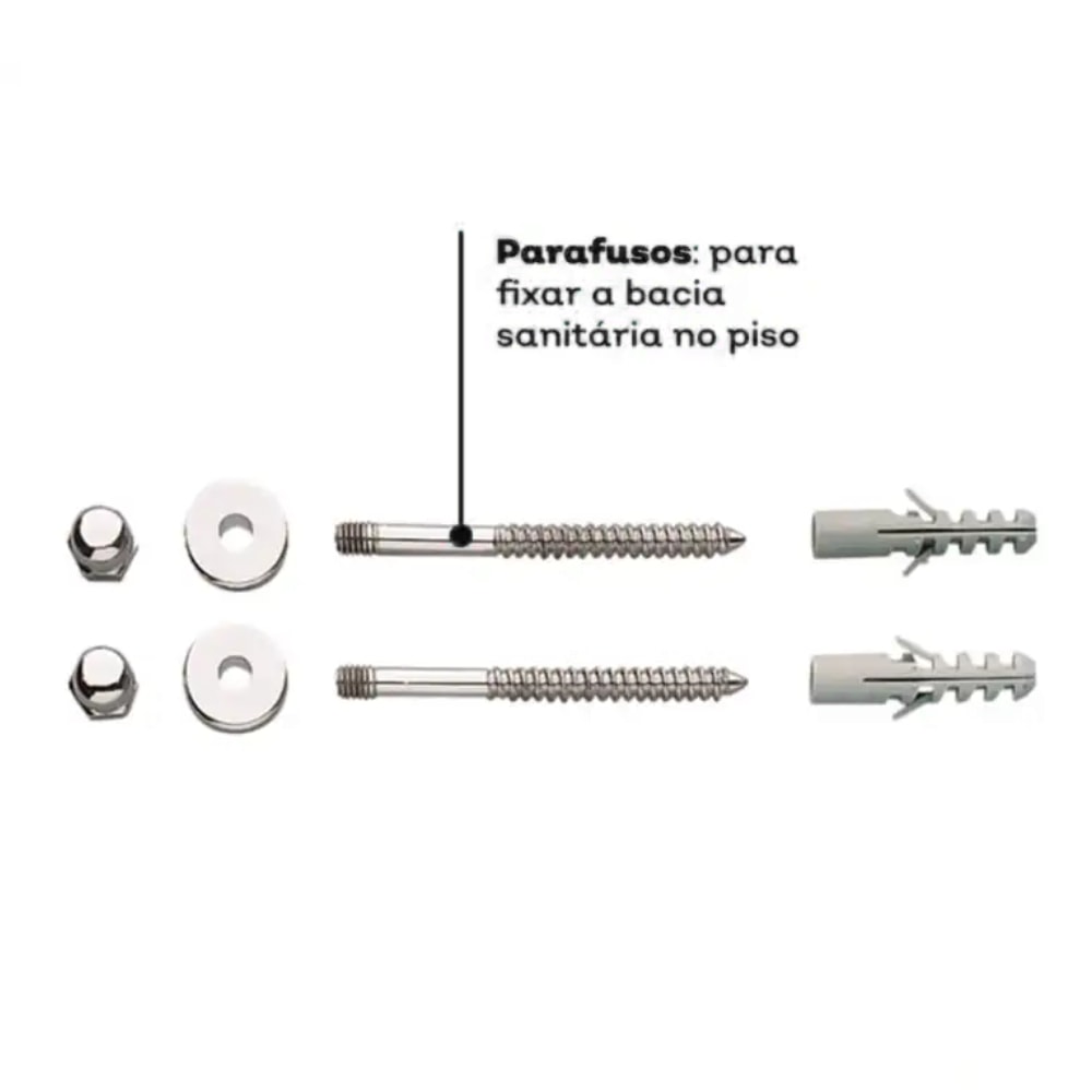 Vaso Sanitário Kit Bacia com Caixa Acoplada Deca Fast Branca - KP.760.17