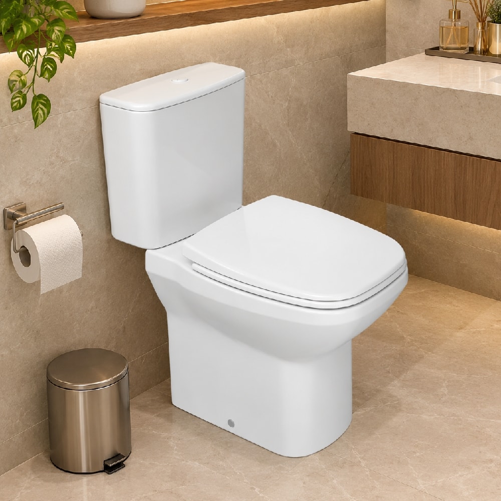 Vaso Sanitário Kit Bacia com Caixa Acoplada Deca Flex Branco - KP.381.BR.17