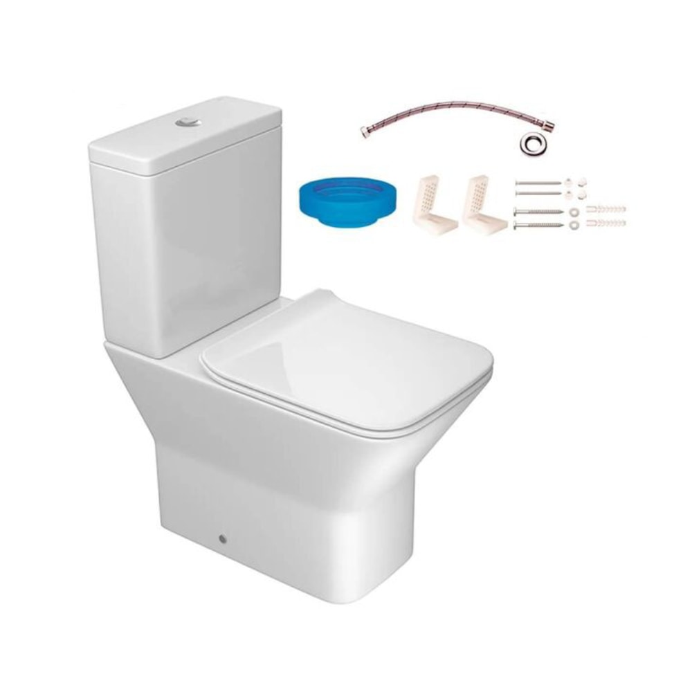 Vaso Sanitário Kit Bacia com Caixa Acoplada Deca Living Branca - KP.340.17