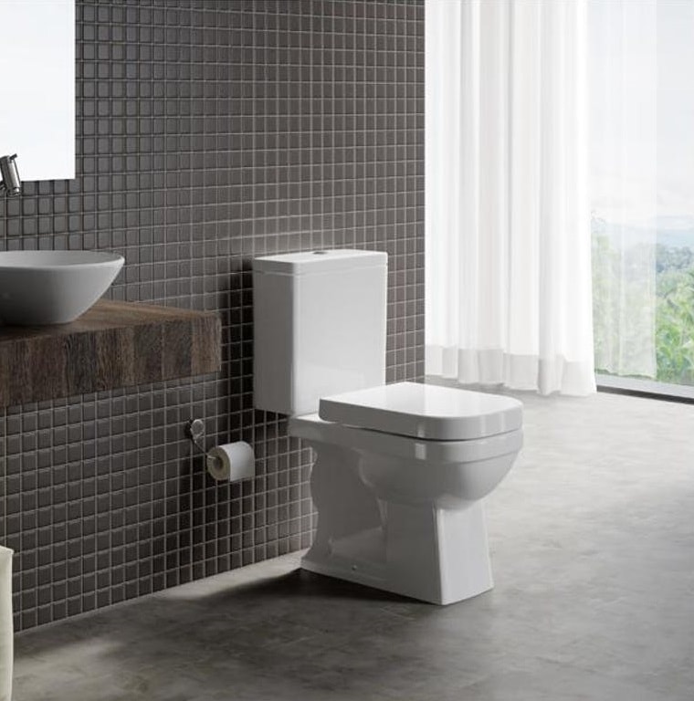 Vaso Sanitário Kit Bacia com Caixa Acoplada Deca Quadra Branca - KP.210.17