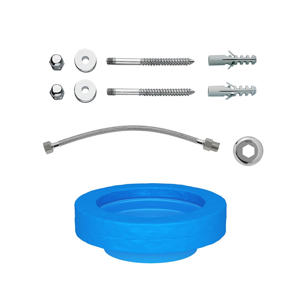 Vaso Sanitário Kit Bacia com Caixa Acoplada Deca Ravena Branca - KP.909.17