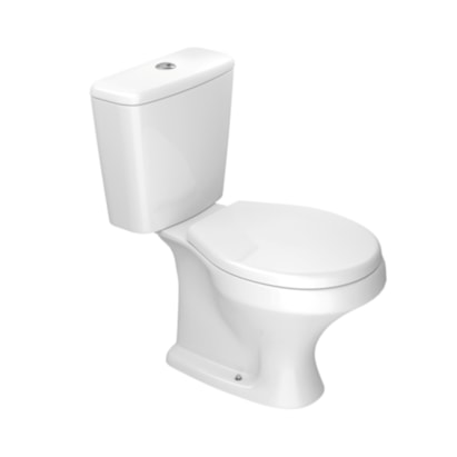 Vaso Sanitário Kit Bacia com Caixa Acoplada Deca Ravena Branca - KP.909.17