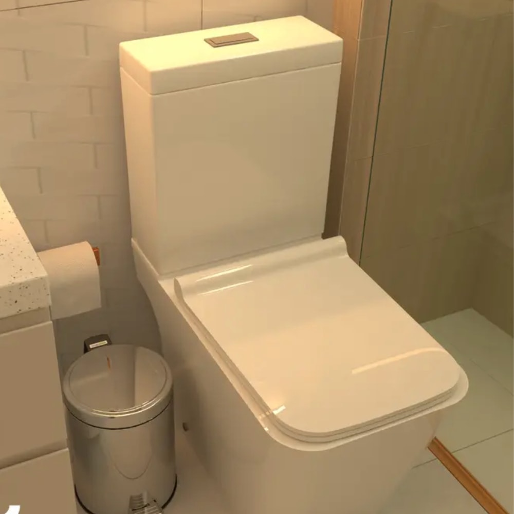 Vaso Sanitário Kit Bacia com Caixa Acoplada Docol Vougan Branca - 00969466