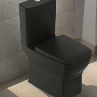 Vaso Sanitário Kit Bacia com Caixa Acoplada Incepa Boss Black Matte - 1897230081108