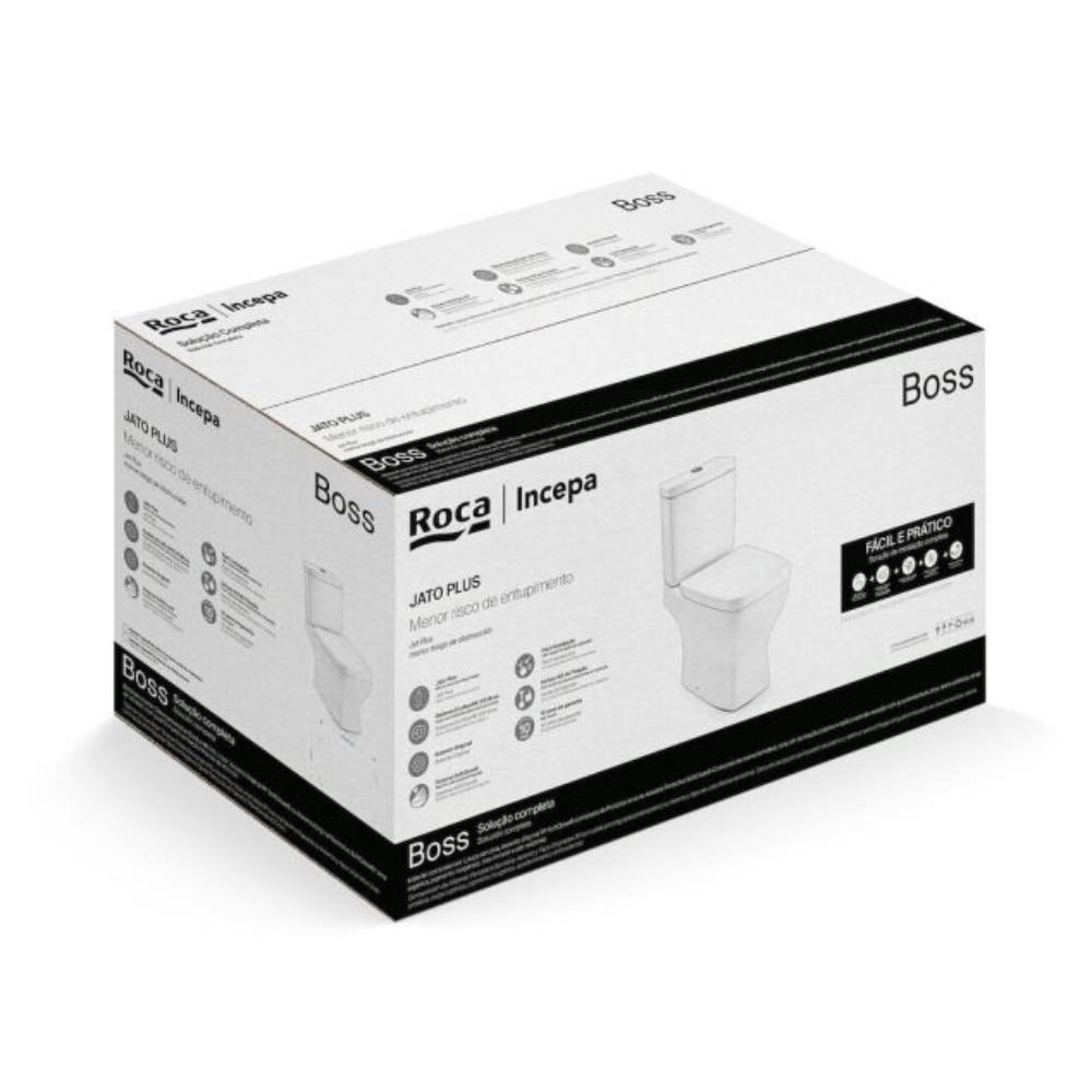 Vaso Sanitário Kit Bacia com Caixa Acoplada Incepa Boss Black Matte - 1897230081108