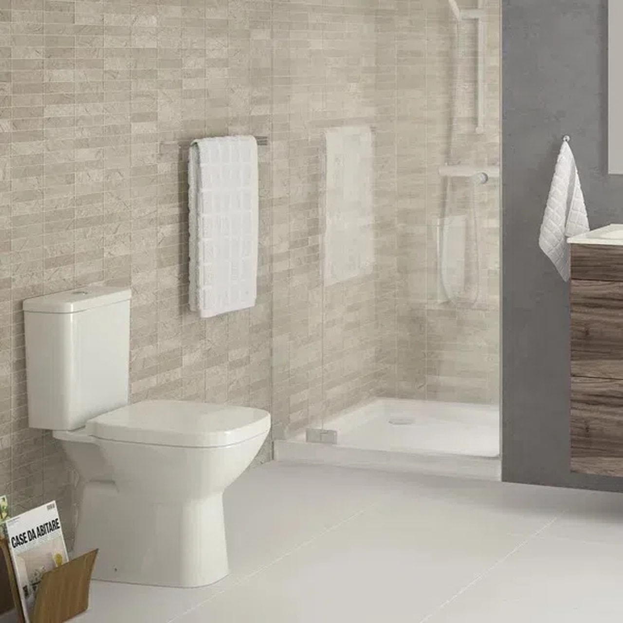 Vaso Sanitário Kit Bacia com Caixa Acoplada Roca Debba Classic Branca - C329723001