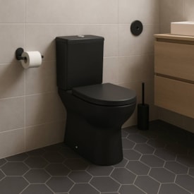 Vaso Sanitário Kit Bacia com Caixa Acoplada Roca Nexo Mate Black - C343723009