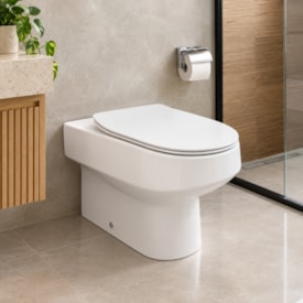 Vaso Sanitário Kit Bacia Convencional Deca Carrara Branco - KP.60.SL.17
