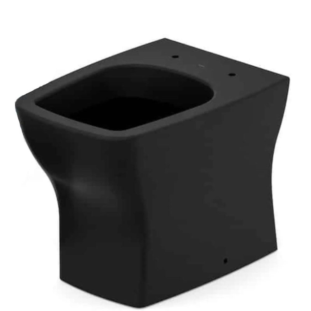 Vaso Sanitário Kit Bacia Convencional Incepa Boss Black Matte - 1897270080108