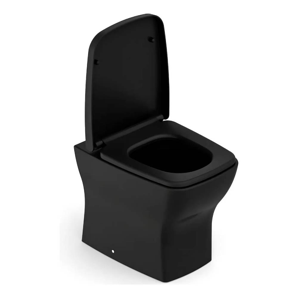 Vaso Sanitário Kit Bacia Convencional Incepa Boss Black Matte - 1897270080108