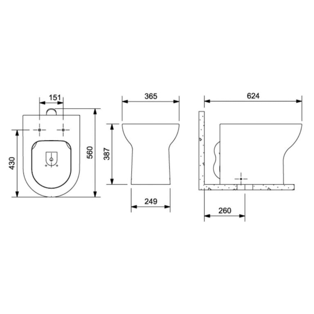 Vaso Sanitário Kit Bacia Convencional Roca Nexo Branco - C343727000