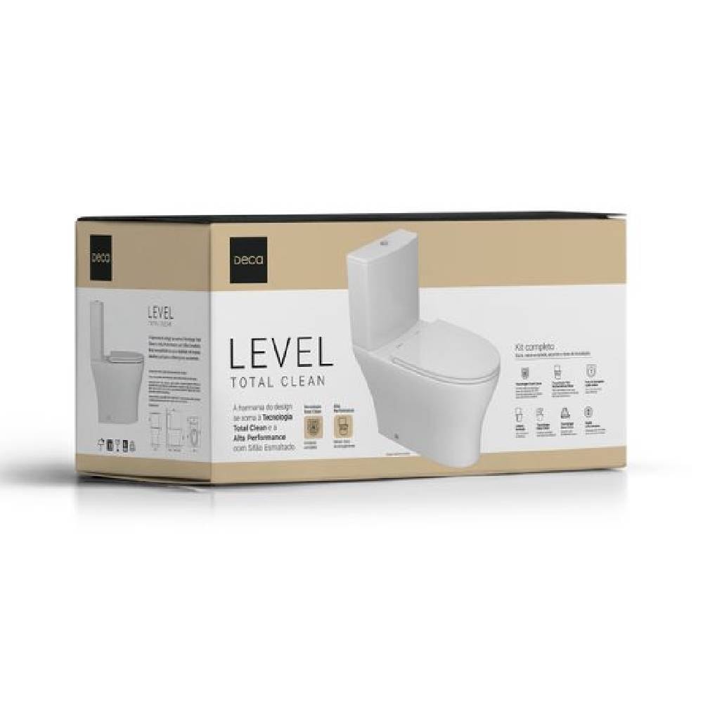 Vaso Sanitário Kit Bacia para Caixa Acoplada Deca Level - KP.8520.17
