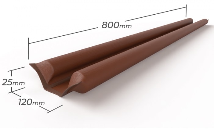 Veda Porta ComfortDoor 90cm Rolinho Marrom