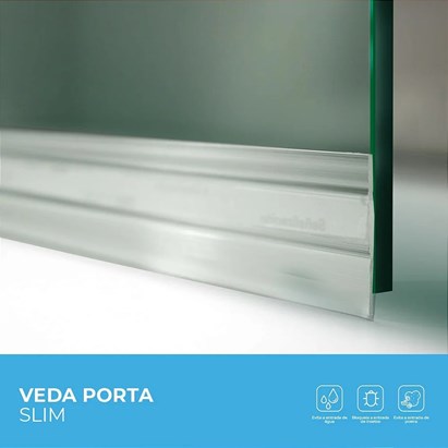 Veda Porta Transparente 1mt Adesivo Comfortdoor