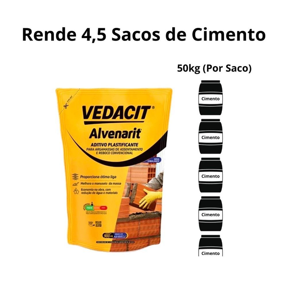 Vedacit em Sache 900ml O.Baumg - 122855