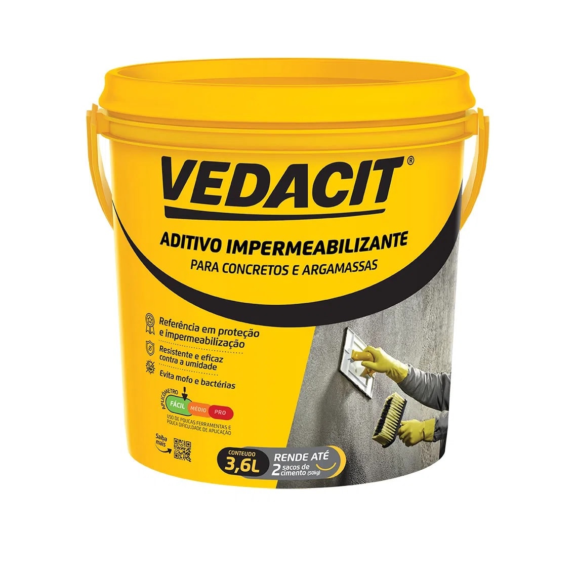 Vedacit Impermeabilizante 3,6L Baumgart - 121845