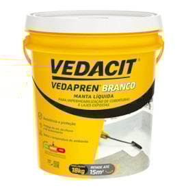 Vedacit Impermeabilizante Vedapren Branco Baumgart 18kg - 112534