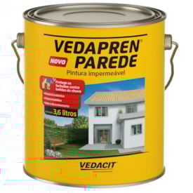 Vedapren Parede Vedacit Branco 3,6L