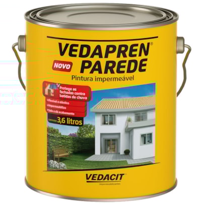 Vedapren Parede Vedacit Branco 3,6L