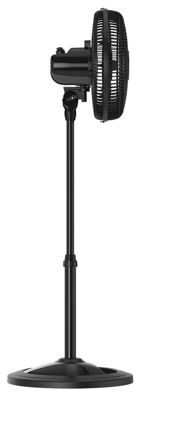 Ventilador de Coluna Ventisol Preto 30cm Turbo 6 Pás Oscilante - 8235