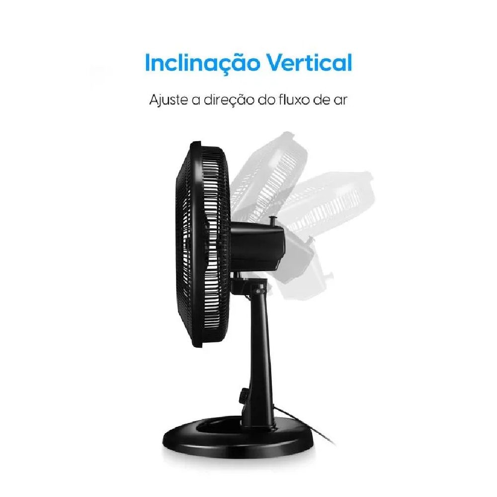 Ventilador de Mesa Elgin Breeze Air 40cm 7 Pás 127v Preto