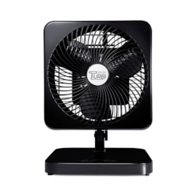 Ventilador de Mesa Venti-Delta Turbi Max Oscilante 30cm 127v Preto - 623101
