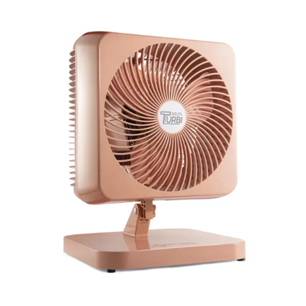 Ventilador de Mesa Venti-Delta Turbi Max Oscilante 30cm 127v Rosa Nude - 623102