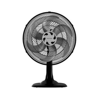 Ventilador de Mesa Ventisol Turbo Oscilante 40cm 6 Pás 127v Preto - 550
