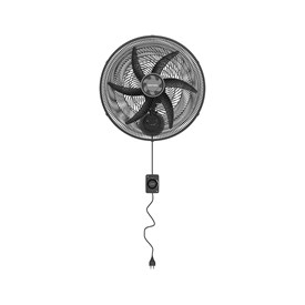 Ventilador de Parede Ventisol Oscilante Preto 50cm 127V - 11421